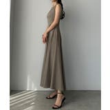Louere バックオープンノースリーブフレアワンピース | Louere | 詳細画像29