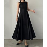 Louere バックオープンノースリーブフレアワンピース | Louere | 詳細画像5