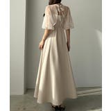 アイボリー | Louere 2WAY半袖シアーボレロ+フレアキャミワンピースSET | Louere