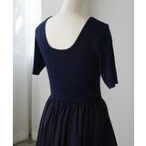 Louere ニットドッキングティアードワンピース | Louere | 詳細画像26 