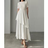 Louere ニットドッキングティアードワンピース | Louere | 詳細画像7 