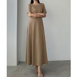 Louere アシメネックカットフレアワンピース【一部ペチスカートSET】 | Louere | 詳細画像12