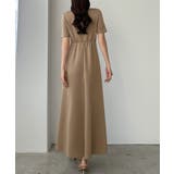 Louere アシメネックカットフレアワンピース【一部ペチスカートSET】 | Louere | 詳細画像13