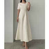Louere アシメネックカットフレアワンピース【一部ペチスカートSET】 | Louere | 詳細画像5