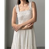 Louere フリルショルダーシャーリングキャミワンピース | Louere | 詳細画像11