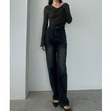 Louere 薄手ドレープリブニットトップス | Louere | 詳細画像15