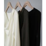 Louere 薄手ドレープリブニットトップス | Louere | 詳細画像17