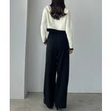 Louere バイカラー襟付きニットカーディガン | Louere | 詳細画像11 