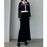 Louere バイカラー襟付きニットカーディガン | Louere | 詳細画像5 