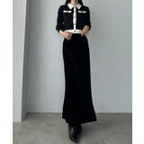 Louere バイカラー襟付きニットカーディガン | Louere | 詳細画像6 