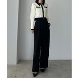 Louere バイカラー襟付きニットカーディガン | Louere | 詳細画像9 