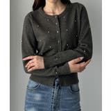 Louere ランダムパールウエストシェイプニットカーディガン | Louere | 詳細画像13