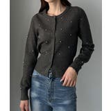 Louere ランダムパールウエストシェイプニットカーディガン | Louere | 詳細画像14