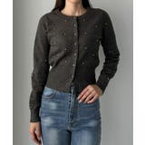 Louere ランダムパールウエストシェイプニットカーディガン | Louere | 詳細画像17