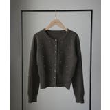 Louere ランダムパールウエストシェイプニットカーディガン | Louere | 詳細画像20