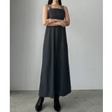 Louere シャギーショートニット＋セミフレアキャミワンピースSET | Louere | 詳細画像18 