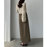 Louere シャギーショートニット＋セミフレアキャミワンピースSET | Louere | 詳細画像22 