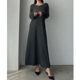 Louere シャギーショートニット＋セミフレアキャミワンピースSET | Louere | 詳細画像27 