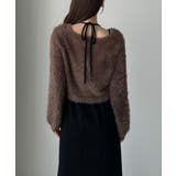 Louere シャギーショートニット＋セミフレアキャミワンピースSET | Louere | 詳細画像32 