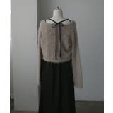 Louere シャギーショートニット＋セミフレアキャミワンピースSET | Louere | 詳細画像35 