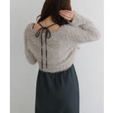 Louere シャギーショートニット＋セミフレアキャミワンピースSET | Louere | 詳細画像42 