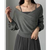 Louere カシュクールニット+ラッフルチュールキャミワンピースSET | Louere | 詳細画像20