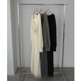 Louere カシュクールニット+ラッフルチュールキャミワンピースSET | Louere | 詳細画像21