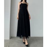 Louere カシュクールニット+ラッフルチュールキャミワンピースSET | Louere | 詳細画像5