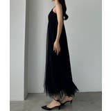 Louere カシュクールニット+ラッフルチュールキャミワンピースSET | Louere | 詳細画像6