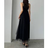 Louere カシュクールニット+ラッフルチュールキャミワンピースSET | Louere | 詳細画像7