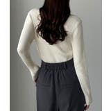 Louere 薄手前後2wayUネックリブニット | Louere | 詳細画像13