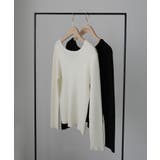 Louere 薄手前後2wayUネックリブニット | Louere | 詳細画像14