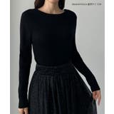 Louere 薄手前後2wayUネックリブニット | Louere | 詳細画像2