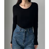 Louere 薄手前後2wayUネックリブニット | Louere | 詳細画像6