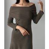 Louere アシメネックフレアニットワンピース | Louere | 詳細画像12 