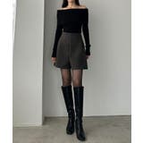 Louere ウールライクハイウエストショートパンツ | Louere | 詳細画像10 