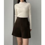 Louere ウールライクハイウエストショートパンツ | Louere | 詳細画像12 