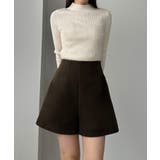 Louere ウールライクハイウエストショートパンツ | Louere | 詳細画像13 