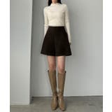 Louere ウールライクハイウエストショートパンツ | Louere | 詳細画像16 