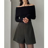 Louere ウールライクハイウエストショートパンツ | Louere | 詳細画像7 