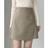 Louere メルトンラップ風ミニスカート(インパン付き) | Louere | 詳細画像10