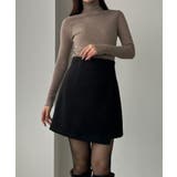 Louere メルトンラップ風ミニスカート(インパン付き) | Louere | 詳細画像6