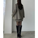 Louere ヘリンボーンテーラードジャケット+ミニスカートSET | Louere | 詳細画像22
