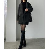 Louere ヘリンボーンテーラードジャケット+ミニスカートSET | Louere | 詳細画像4