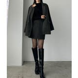 Louere ヘリンボーンテーラードジャケット+ミニスカートSET | Louere | 詳細画像5