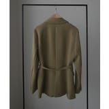 Louere ベルト付きウエストシェイプジャケット | Louere | 詳細画像19 