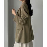 Louere ベルト付きウエストシェイプジャケット | Louere | 詳細画像4 