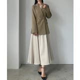 Louere ベルト付きウエストシェイプジャケット | Louere | 詳細画像5 