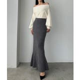 Louere スパンコールマーメイドニットスカート | Louere | 詳細画像6 