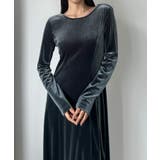 Louere 前後2wayベロアセミフレアワンピース(薄手、裏地無し) | Louere | 詳細画像17